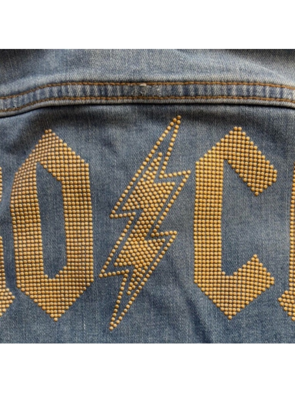 🌺SALE🌺 Zadig & Voltaire NWT “Kase Flash Rock Strass” Jean jacket size Medium - Picture 12 of 12